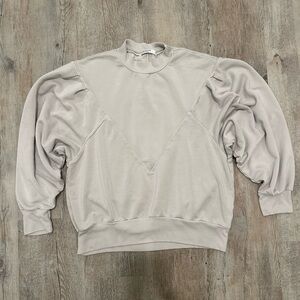 STATESIDE women’s softest fleece 3/4 sleeve top size small